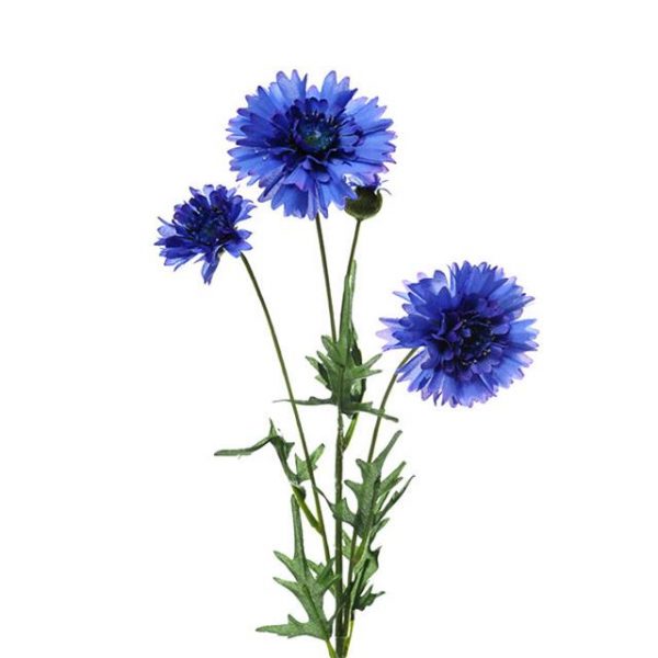 Artificial Blue Cornflower Spray