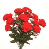 artificial carnations red