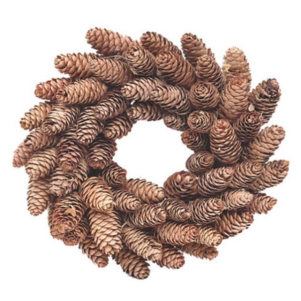 Artificial Pine Cone Wreath