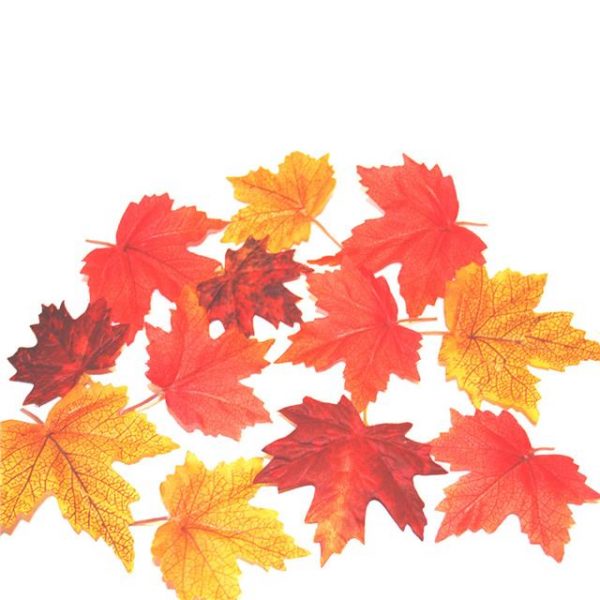 artificial autumn maple leaves