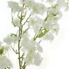 artificial white cherry blossom flowers and branch