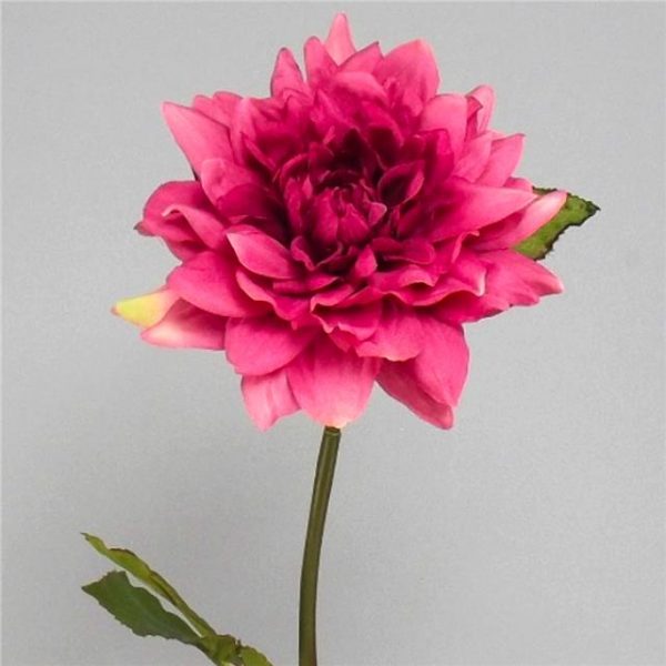 Artificial Blush Pink Dahlia Flower Stem