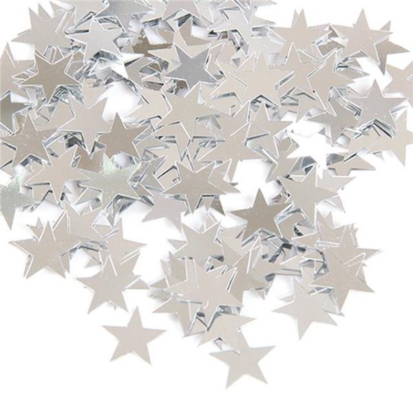 Silver Stars Table Confetti