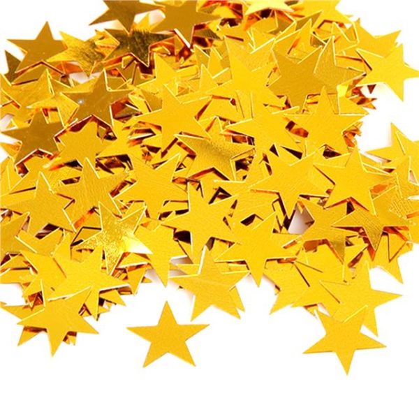 Gold Stars Table Confetti