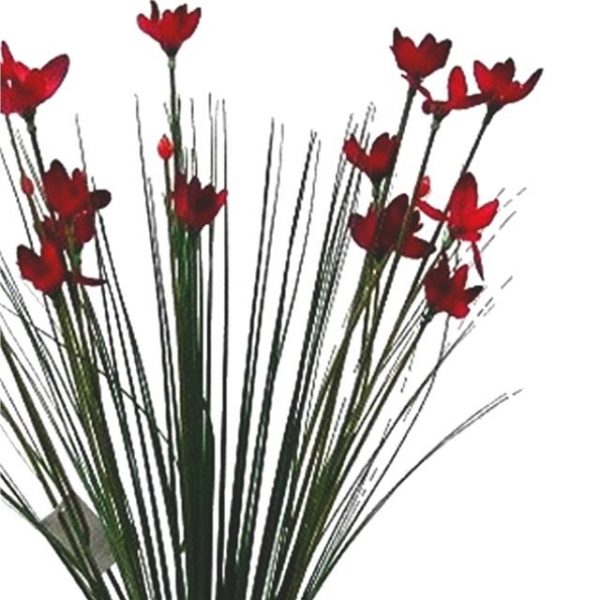 Artificial Red Star Flower Plant