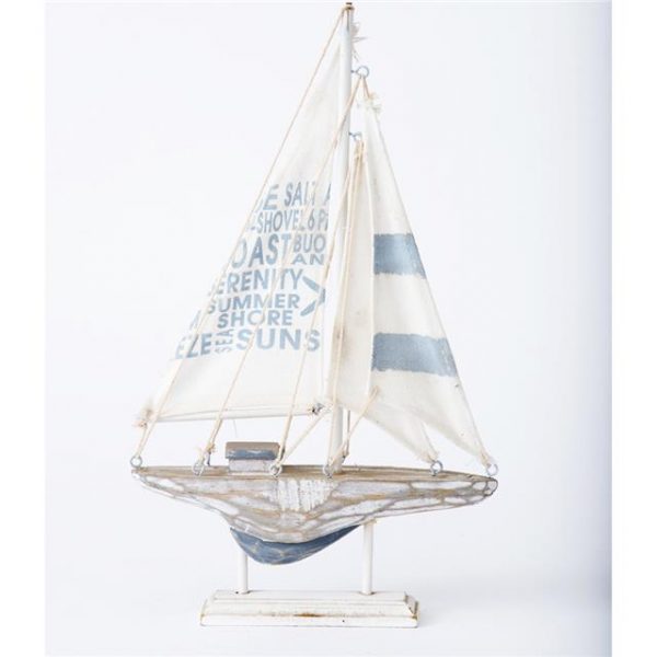 Rustic Sailing Boat Wooden Yacht