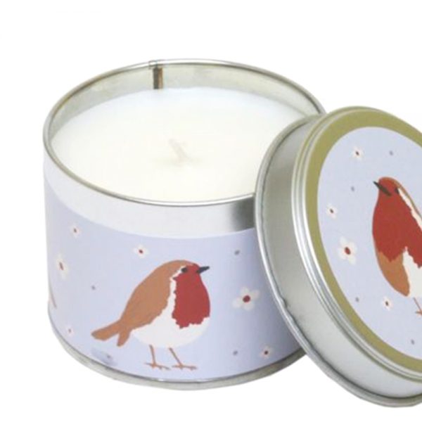 alpine scented robin candle