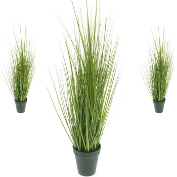 Artificial Potted Grass Plant