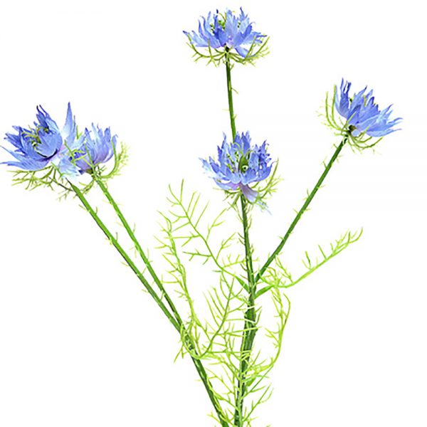 Artificial Blue Nigella Flower Stem