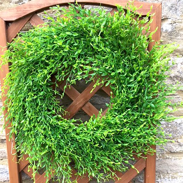 50cm artificial green wreath