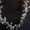 artificial frosted mistletoe garland