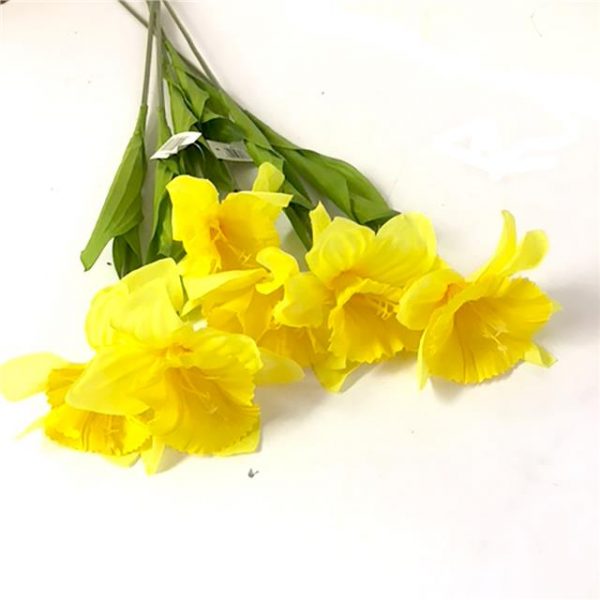 artificial yellow daffodils bundle