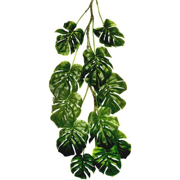 artificial philodendron hanging leaves