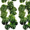 Artificial philodendron hanging leaves