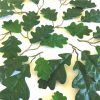 20 green artificial oak leaves