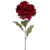 ruby red silk hydrangea flower