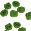 selection of artificial moss balls