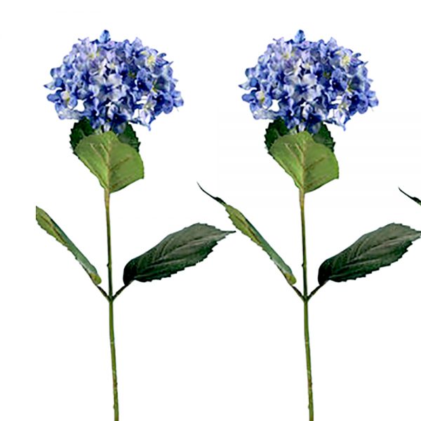 Blue Artificial Hydrangea Flower