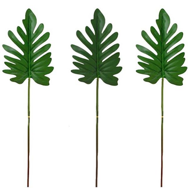 Set of 3 Artificial Split Philo Leaves