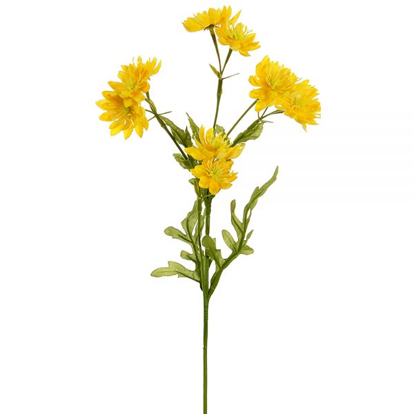 Artificial Wild Buttercup Spray with bright yellow flowers