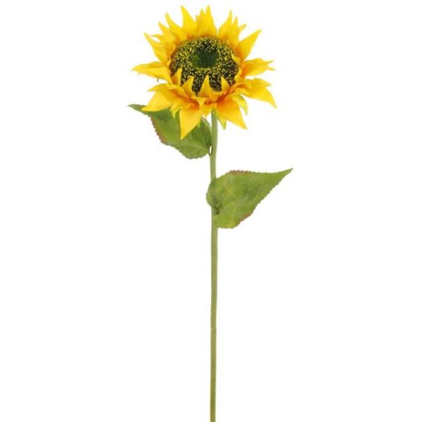 Large Silk Sunflower Long Stem