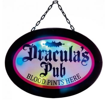 Draculas Pub Light Up Sign