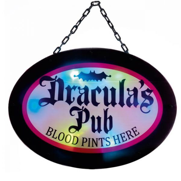 Draculas Pub Light Up Sign