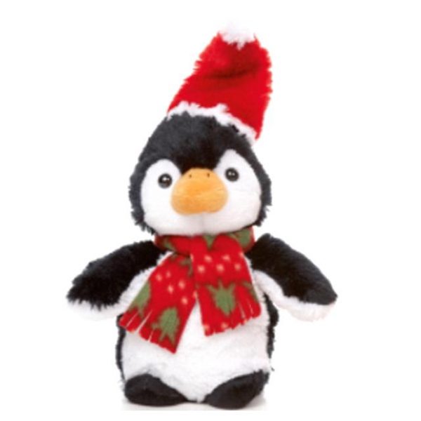 Plush Penguin Christmas Doorstop