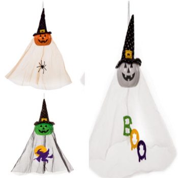 Pack of 3 Halloween Colour Changing LED Decorations