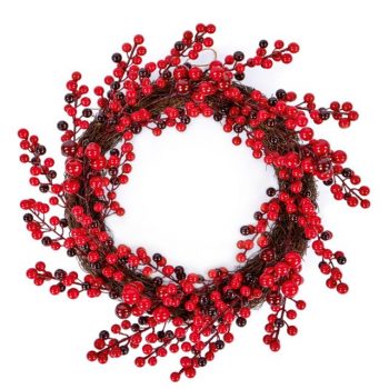 Luxury Red Berries Christmas Wreath