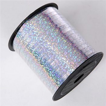 Silver Holographic Curling Ribbon