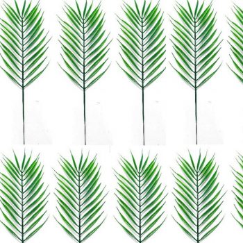 Pack of 12 Artificial Palm Leaves