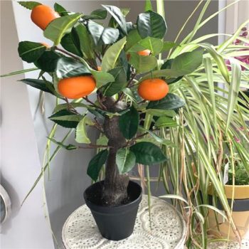 Artificial Orange Fruit Tree in Pot