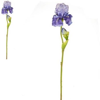 Artificial Purple Iris Spray