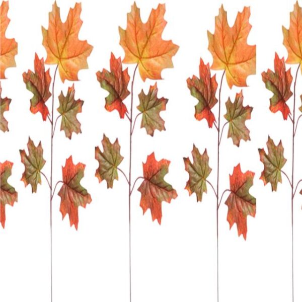 Pack of Six Artificial Maple Leaf Sprays