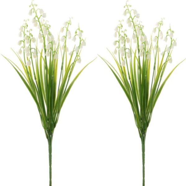 2 Artificial Lily of the Valley Flower Sprays