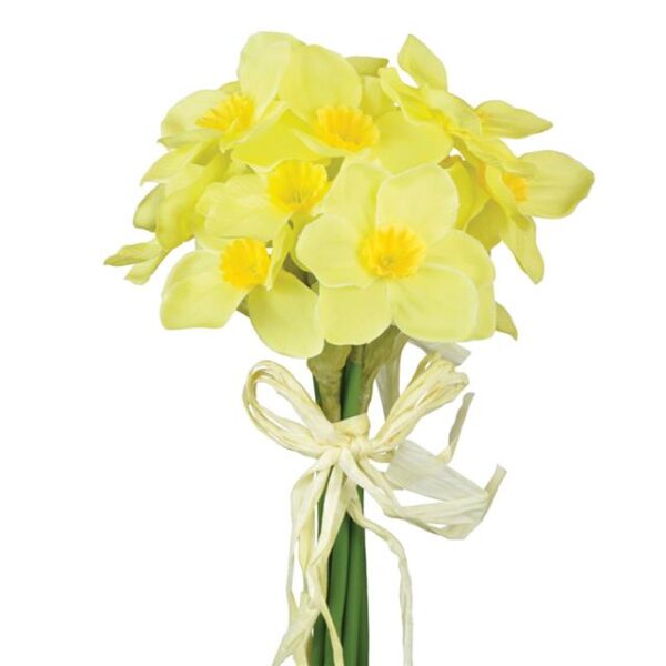 Artificial Traditional Daffodil Bunch - 7 stem
