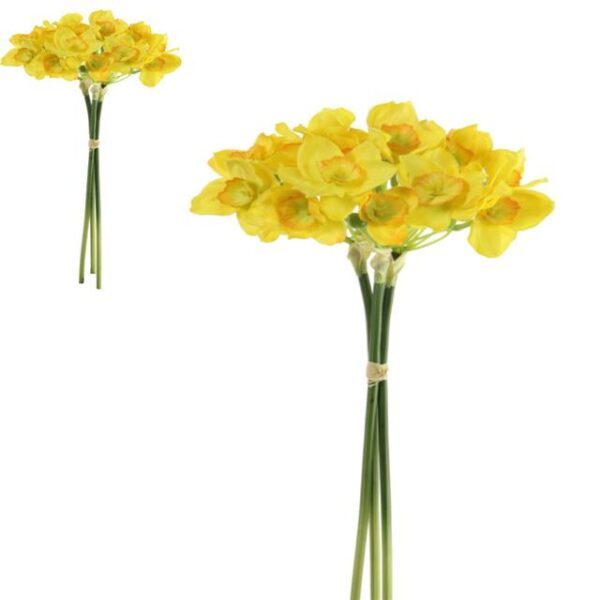 Artificial Silk Daffodil Bunch
