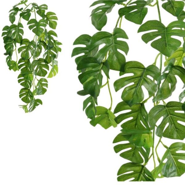 Artificial Trailing Monstera Leaf Plant